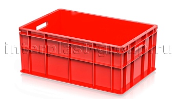 Ящик для молока, мяса, овощей и фруктов сплошной красный в Нефтекамске Ящик для молока, мяса, овощей и фруктов сплошной красный в Нефтекамске