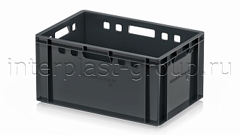 Ящик для мяса и колбасных изделий Е-3 темно-серый в Нефтекамске