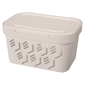 Ящик с крышкой универсальный Deluxe 1,9 л (светло-бежевый)