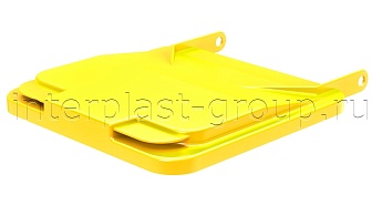 Комплект крышки для контейнера 120 л. желтая  желтый в Нефтекамске