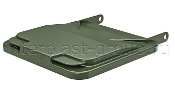 Комплект крышки для контейнера 120 л. зеленая  зеленый в Нефтекамске