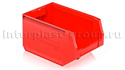 Складской лоток/контейнер для зап. частей, крепежей 350х225х200 красный